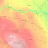 Mappa topografica White Bear First Nations, altitudine, rilievo