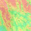 Mappa topografica 巴马瑶族自治县, altitudine, rilievo