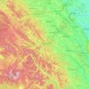 Mappa topografica Suceava, altitudine, rilievo