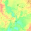 Mappa topografica Ellerslie, altitudine, rilievo