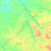 Mappa topografica Goiatins, altitudine, rilievo