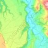 Mappa topografica Narzole, altitudine, rilievo