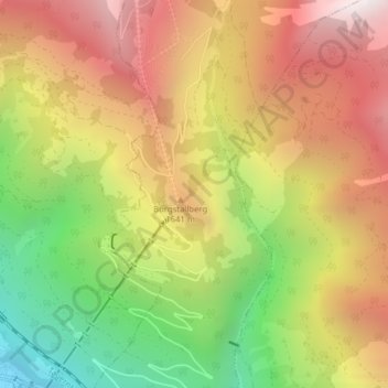 Mappa topografica 9814, altitudine, rilievo