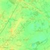 Mappa topografica Malalbergo, altitudine, rilievo