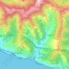 Mappa topografica Sori, altitudine, rilievo