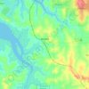 Mappa topografica Weddell, altitudine, rilievo