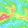 Mappa topografica Calvignano, altitudine, rilievo