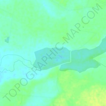 Mappa topografica Lago Boximo, altitudine, rilievo