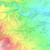 Mappa topografica Hipswell, altitudine, rilievo