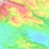Mappa topografica San Gregorio Magno, altitudine, rilievo