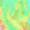 Mappa topografica Alto Biavo, altitudine, rilievo