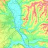 Mappa topografica Magliano Sabina, altitudine, rilievo