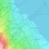 Mappa topografica Biñan, altitudine, rilievo