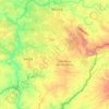 Mappa topografica Serpa, altitudine, rilievo