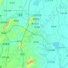 Mappa topografica 津市市, altitudine, rilievo