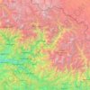 Mappa topografica Chamoli, altitudine, rilievo