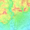 Mappa topografica Valeggio sul Mincio, altitudine, rilievo