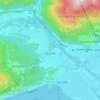Mappa topografica Losone, altitudine, rilievo