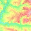 Mappa topografica Ершовское сельское поселение, altitudine, rilievo