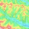 Mappa topografica Castilenti, altitudine, rilievo