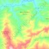 Mappa topografica Monsampietro Morico, altitudine, rilievo