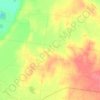 Mappa topografica Traynors Lagoon, altitudine, rilievo