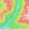 Mappa topografica Isola di Fondra, altitudine, rilievo