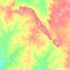 Mappa topografica Barwang, altitudine, rilievo