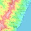 Mappa topografica I Circoscrizione, altitudine, rilievo