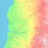 Mappa topografica Diego de Almagro, altitudine, rilievo