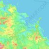 Mappa topografica Bay of Islands-Whangaroa Community, altitudine, rilievo