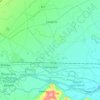 Mappa topografica Crescentino, altitudine, rilievo