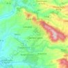 Mappa topografica Fara in Sabina, altitudine, rilievo