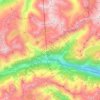 Mappa topografica Airolo, altitudine, rilievo