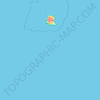 Mappa topografica Ilhas Selvagens, altitudine, rilievo