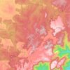 Mappa topografica Corang, altitudine, rilievo