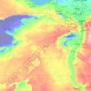 Mappa topografica Governatorato di Giza, altitudine, rilievo