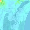 Mappa topografica Darawank, altitudine, rilievo