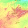Mappa topografica Djebel Messaad, altitudine, rilievo