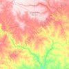 Mappa topografica Chapadão do Sul, altitudine, rilievo