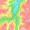 Mappa topografica Andeer, altitudine, rilievo