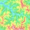 Mappa topografica Laviana, altitudine, rilievo