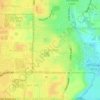 Mappa topografica Lockridge, altitudine, rilievo