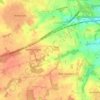 Mappa topografica Ketteringham, altitudine, rilievo
