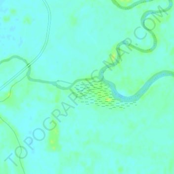 Mappa topografica Thistle Island, altitudine, rilievo