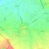 Mappa topografica Aradeo, altitudine, rilievo