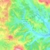 Mappa topografica Rosiers-de-Juillac, altitudine, rilievo