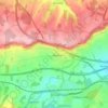 Mappa topografica Wrotham, altitudine, rilievo