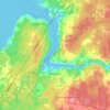 Mappa topografica Weymouth, altitudine, rilievo