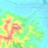 Mappa topografica Serralunga di Crea, altitudine, rilievo